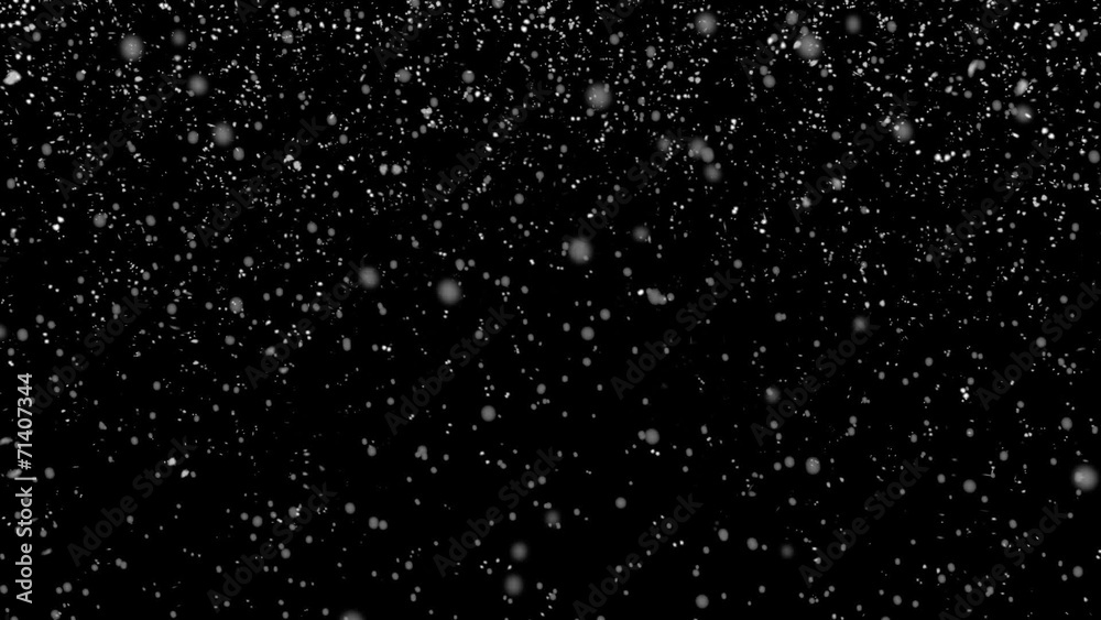 Seamless Loopable Snowfall Background