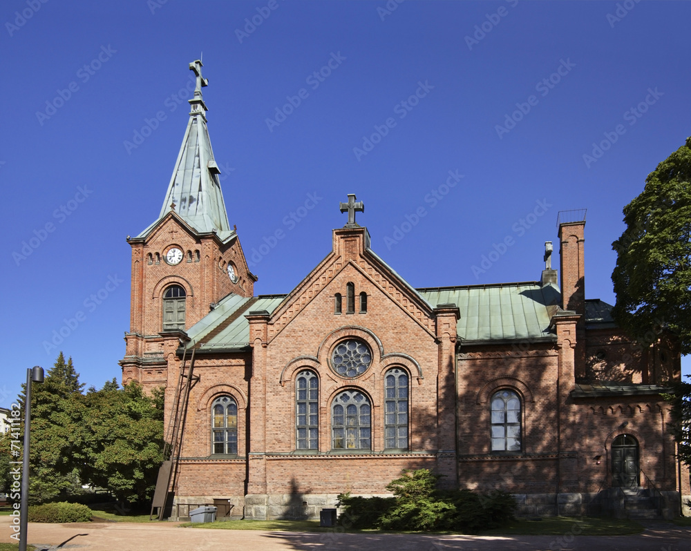 City church in Jyvaskyla. Finland