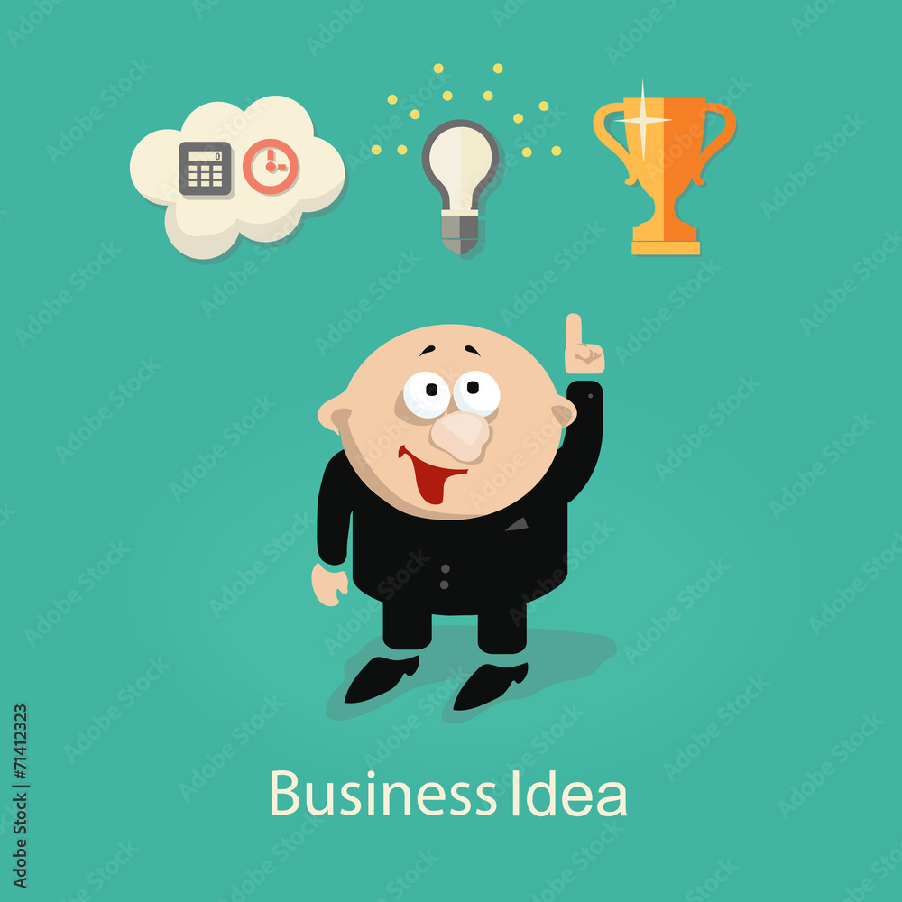 businessman and idea, info graphic with gears hand, lamp businessman and idea, info graphic with gears hand, lamp