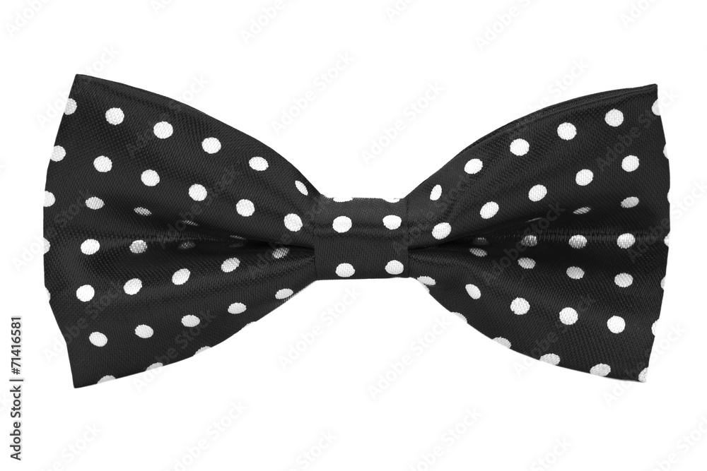 a black bow tie on a white background a black bow tie on a white background
