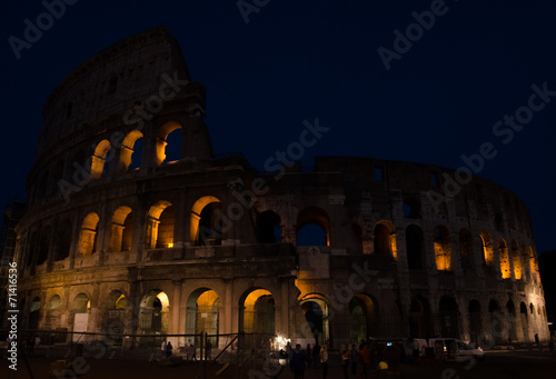 Roman Colosseum at Night