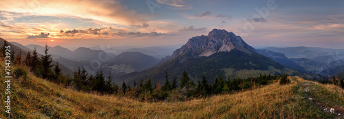 Slovakia mountain peak Rozsutec