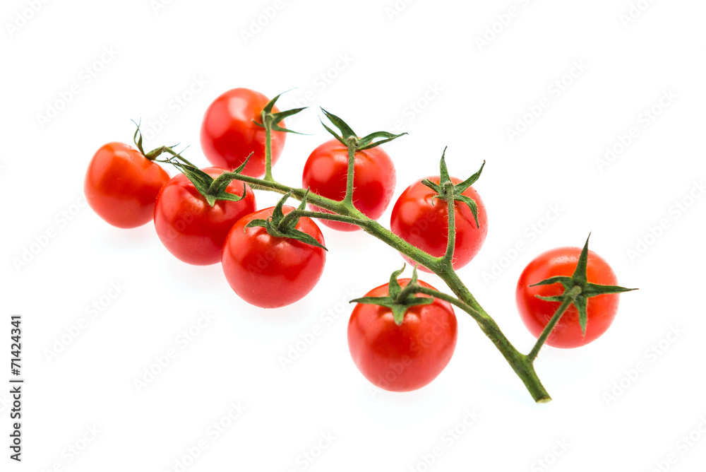 Tomato isolated on white