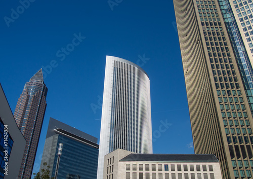 Business buildings in Frankfurt, Germany