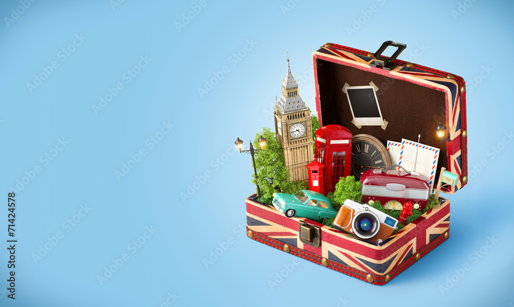 Obraz premium Koncepcja podróży w Londynie