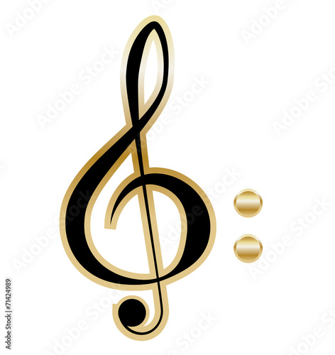 Treble clef style