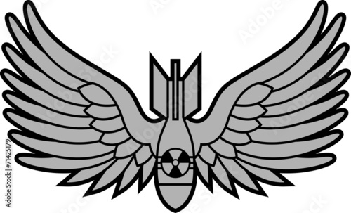 atomic bomb with wings