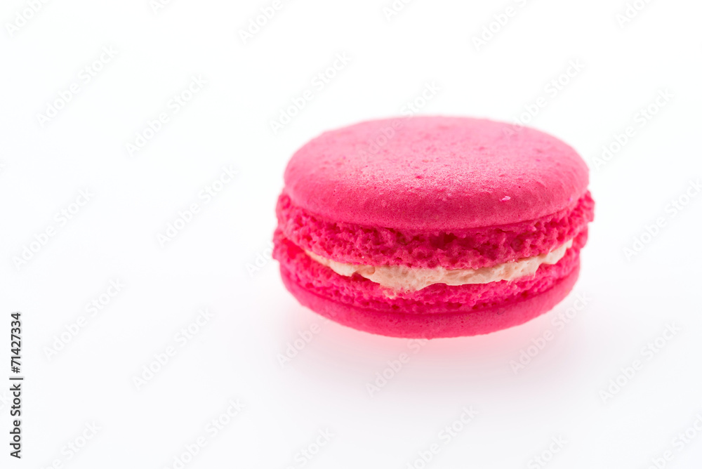Macaroons isolated on white Macaroons isolated on white