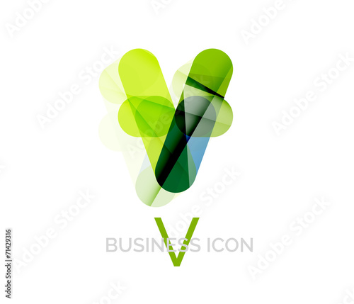 Minimal font or letter logo design