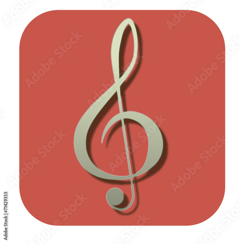 Treble clef icon