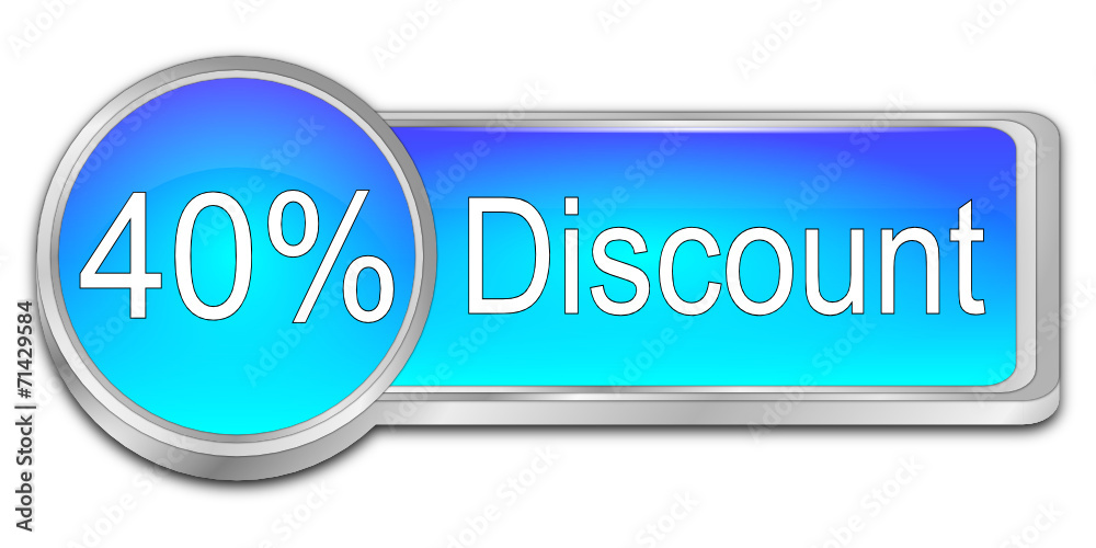 40% Discount Button