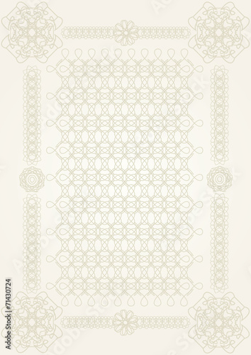 certificate beige