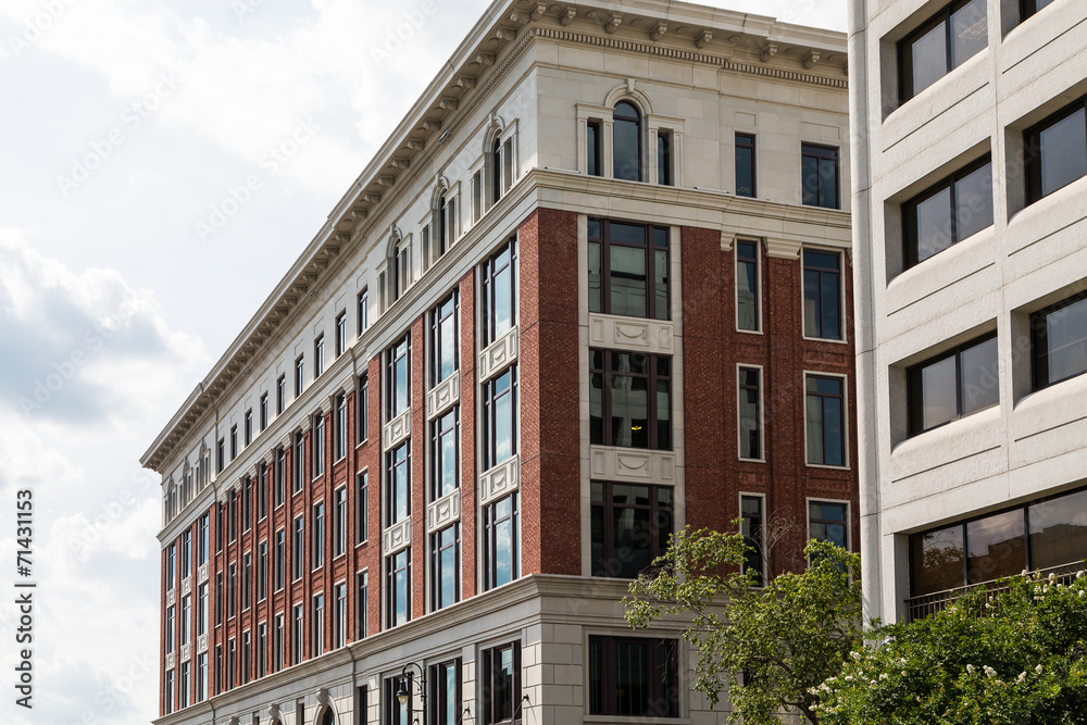 Classic Details on Old Brick Building