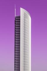 Keuken achterwand Purper Avondsfeer in Frankfurt am Main  © jarek106
