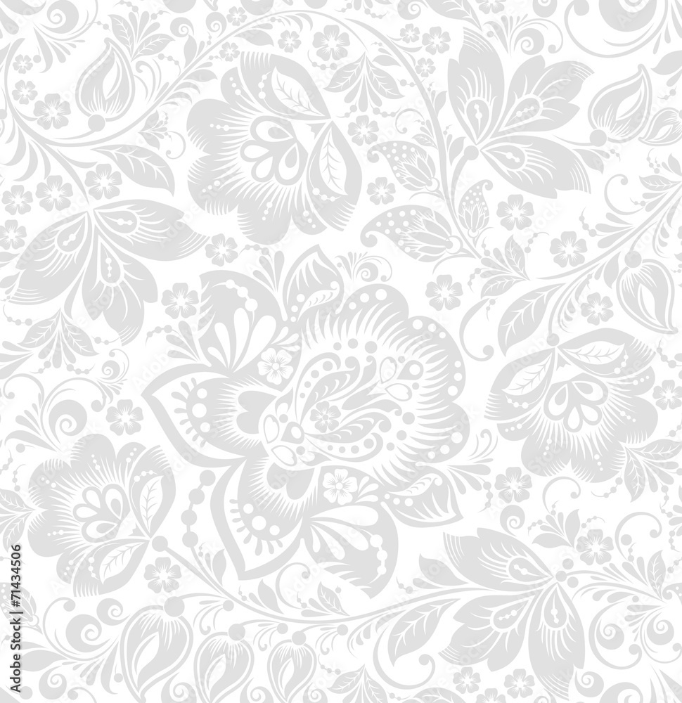 Vector Seamless floral Background