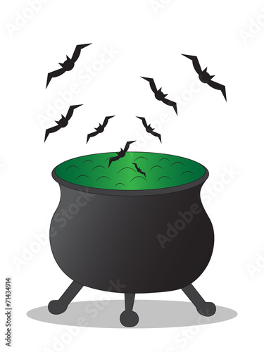 cauldron witches potion for halloween