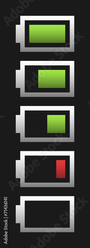 vector battery fullness indicator