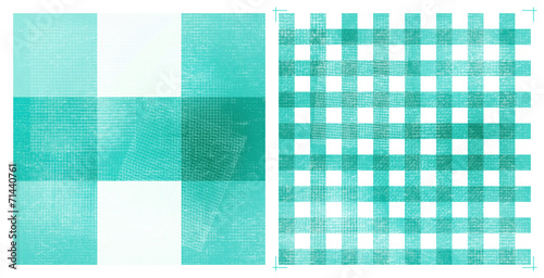 Pastel Grunge Checkered Pattern