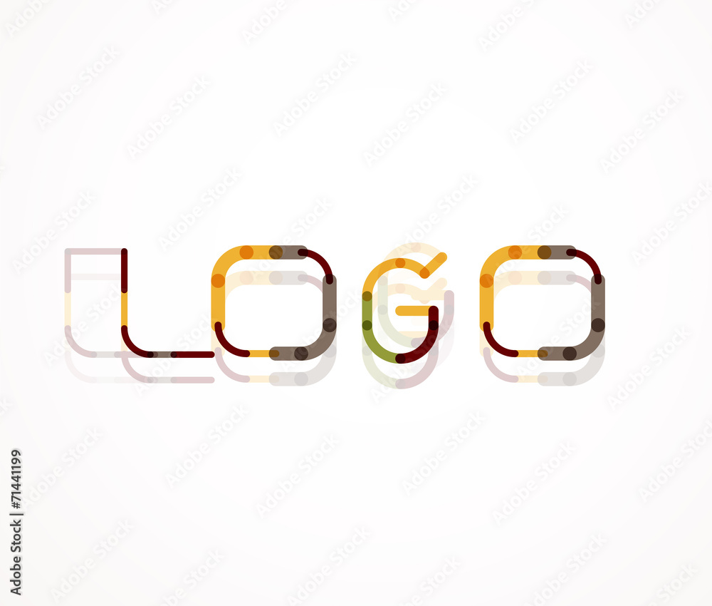 Logo word font design Logo word font design