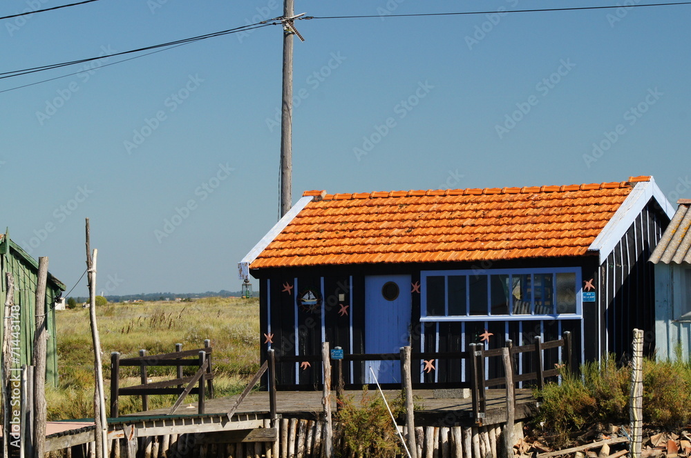 Cabanes ostréicoles - port de La Grève - La Tremblade