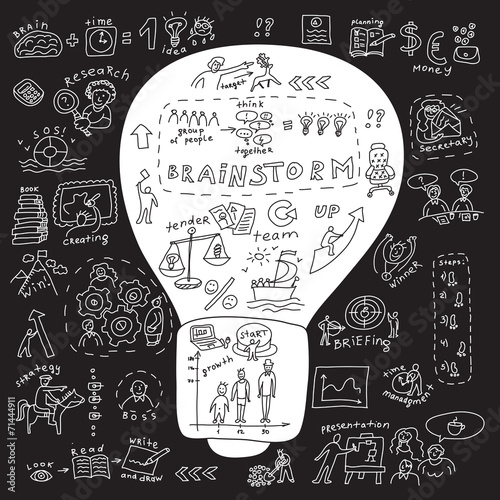 Business idea bulb