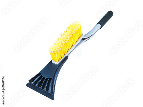 car brush isolated on white background