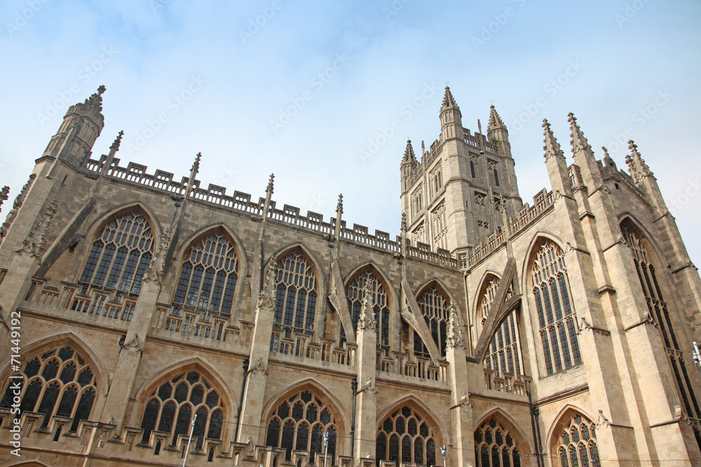 The cathedral in Bath, England