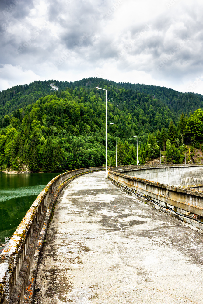 Bridge over lake