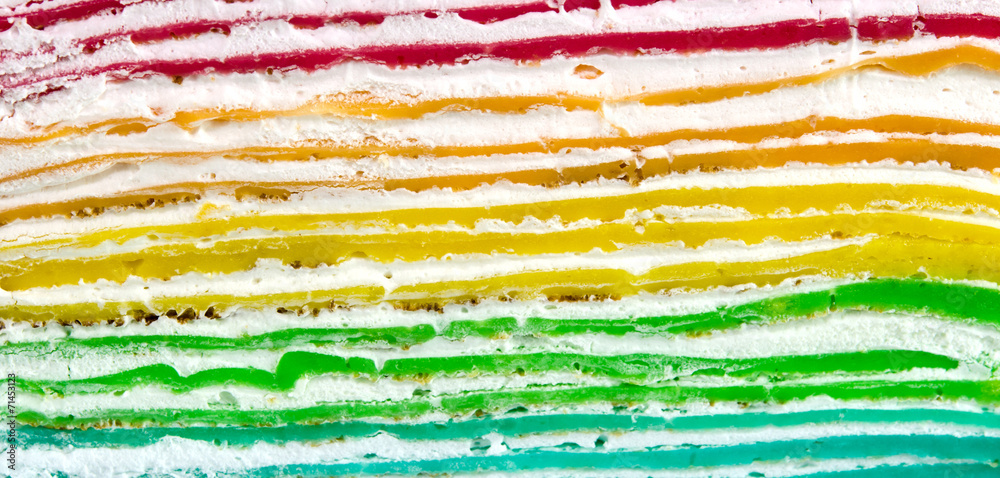 Rainbow cake Rainbow cake