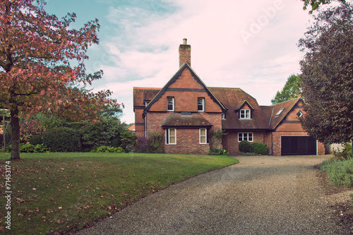 Retro style of an English House