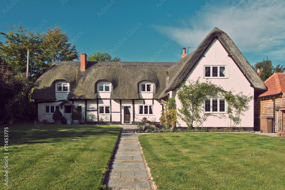 Retro style of an English House