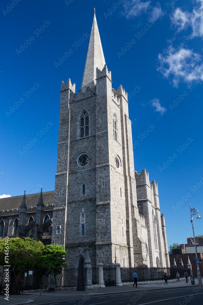 Naklejka premium Cathédrale Christ Church de Dublin