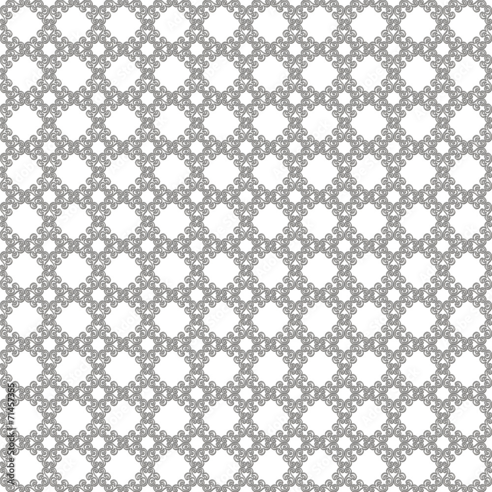 Seamless silver & white pattern