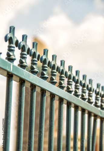 Metal railing