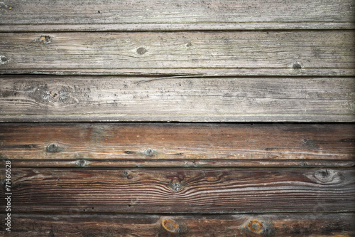 Old wooden wall, vintage background photo texture