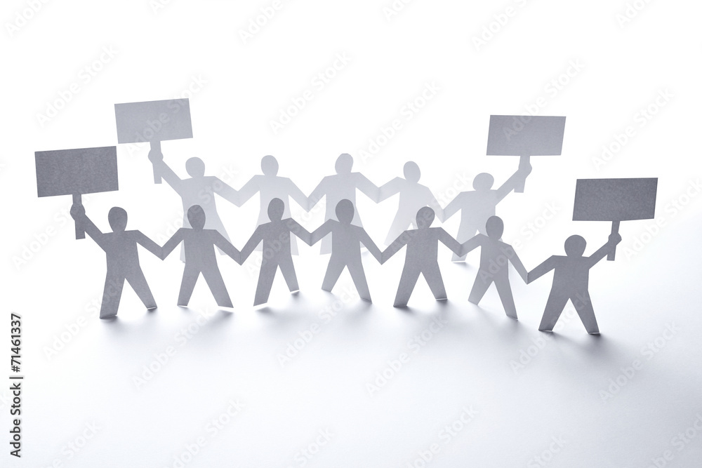 paper people community rally protest paper people community rally protest