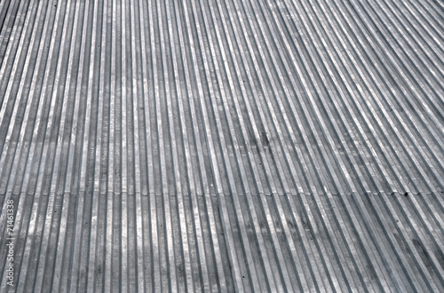 Abstract gray metal roof top texture background