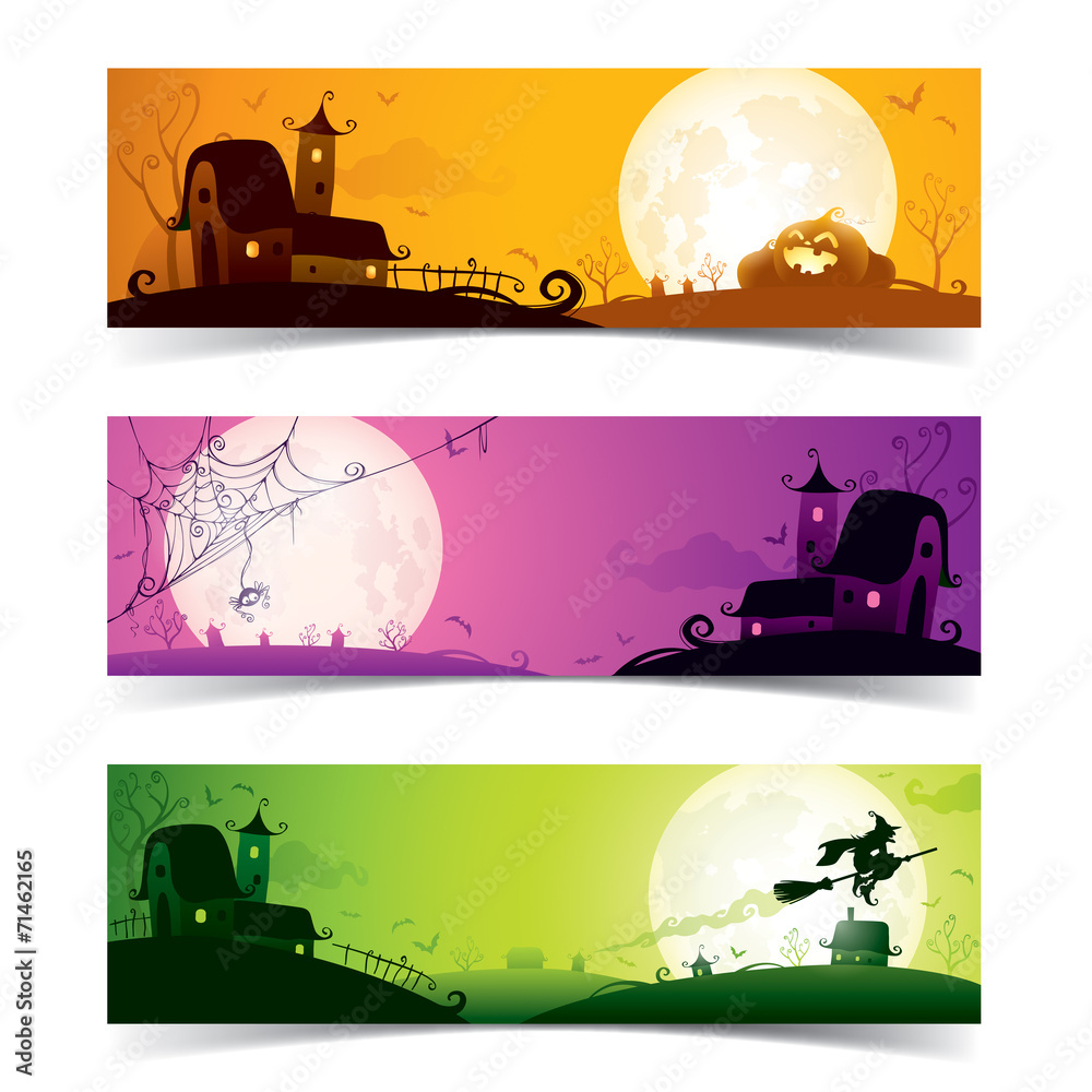 Fototapeta premium Halloween banner
