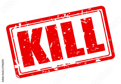 KILL red stamp text