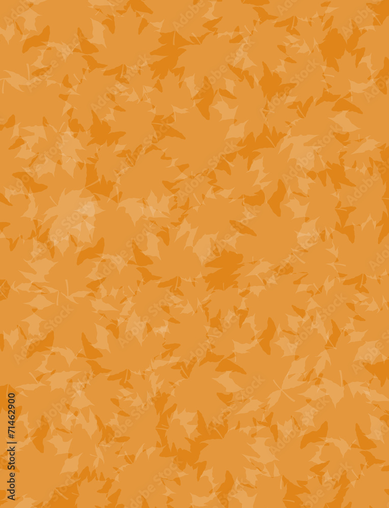 Fototapeta premium Orange Leaves