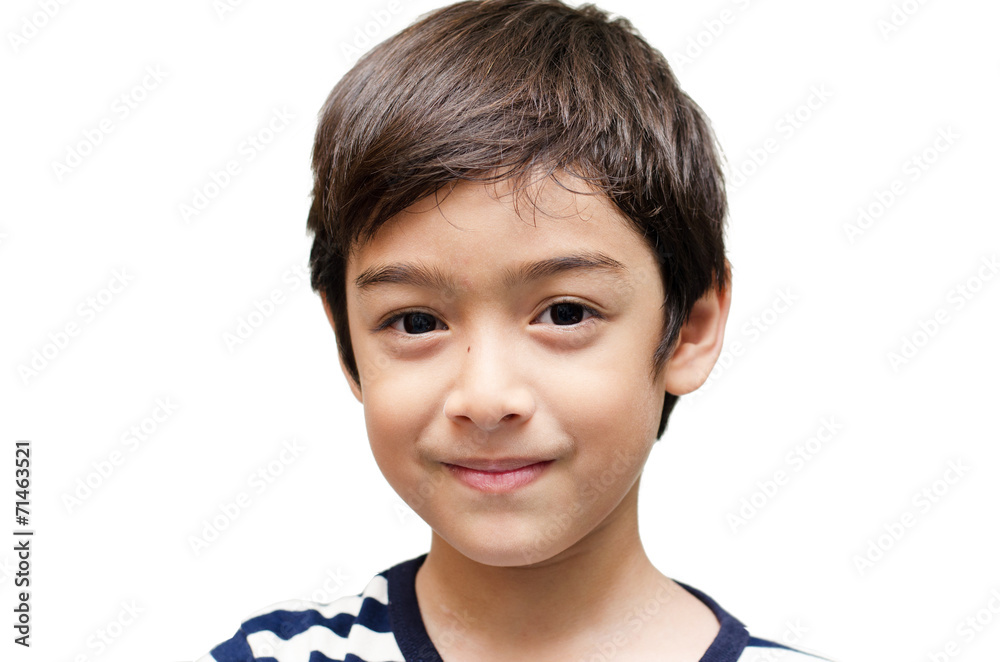 Little happy boy looking at camera portrait Little happy boy looking at camera portrait