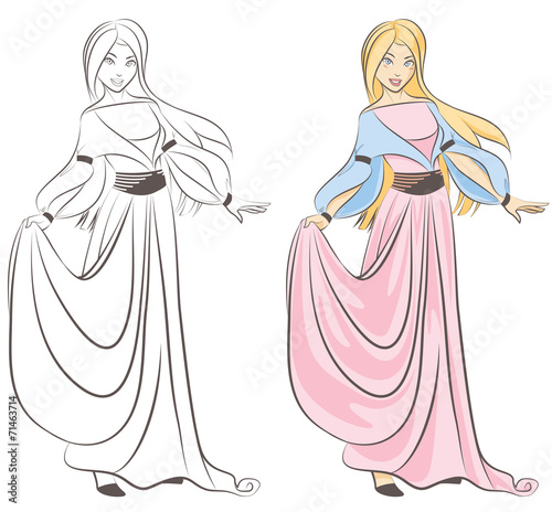 Princess for Coloring