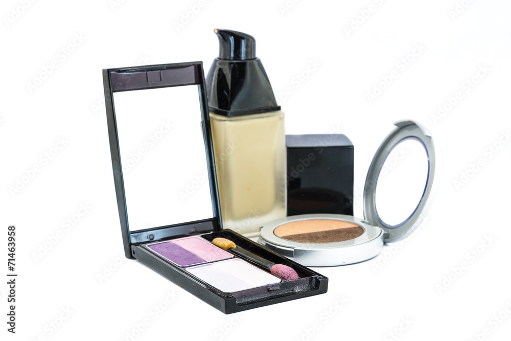 Eye shadow and Cream bottle Eye shadow and Cream bottle