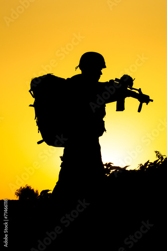 Soldier silhouette