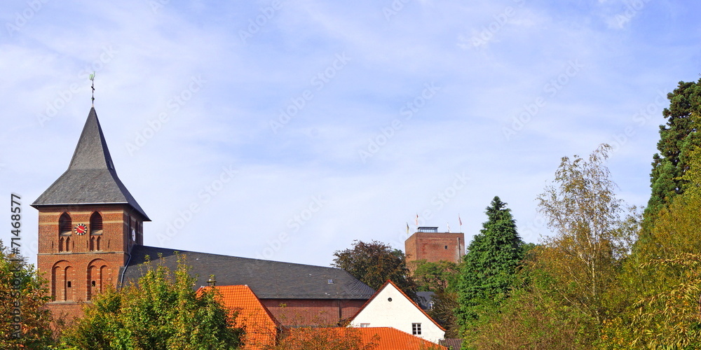 WASSENBERG ( bei Heinsberg )  - Stadtpanorama