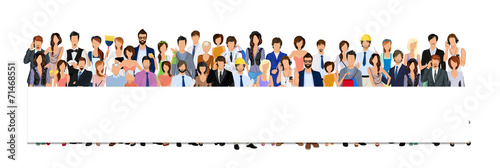 Group people banner