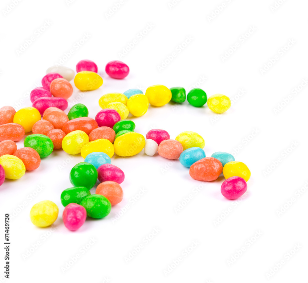 Star of colored pills. Star of colored pills.