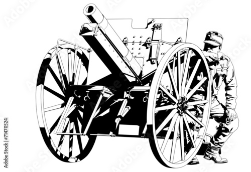 artilleryman World War I