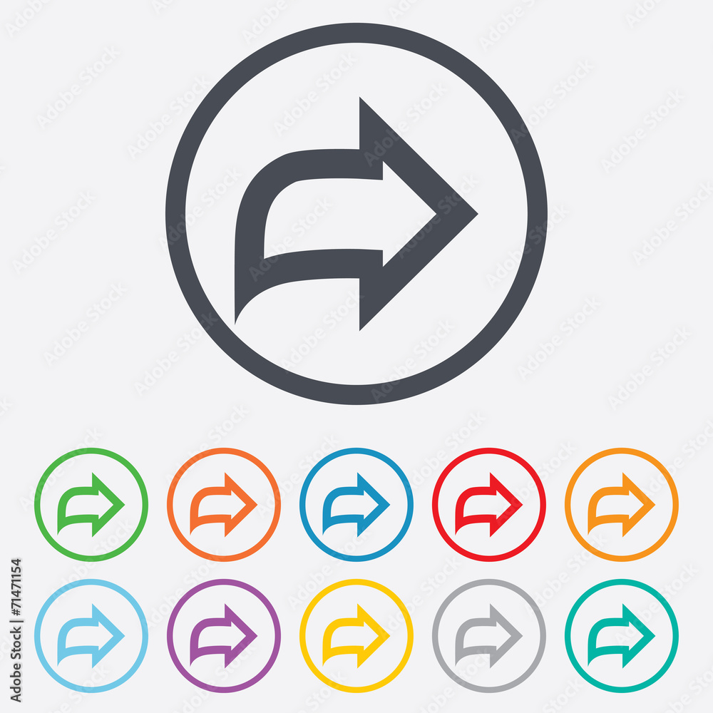 Arrow sign icon. Next button. Navigation symbol Arrow sign icon. Next button. Navigation symbol