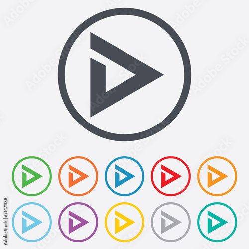 Free Download Arrow sign icon. Next button. Navigation symbol - GFXLoad